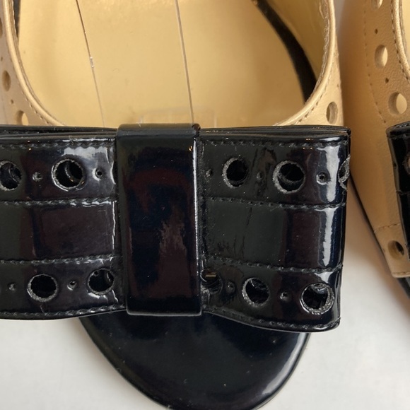 Kate Spade Two-toned Monica Slingback Heels 8.5 Patent Leather Preppy Feminine - Picture 12 of 16